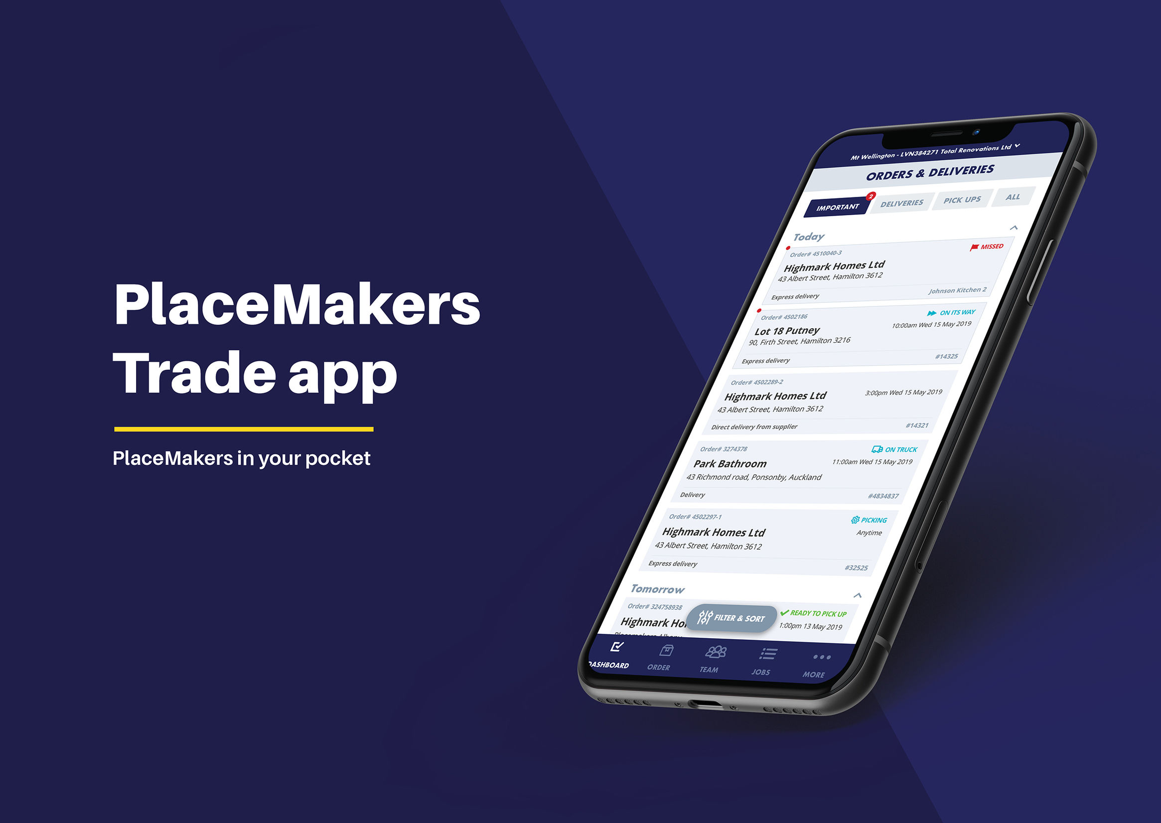 PlaceMakers Trade App Best Awards